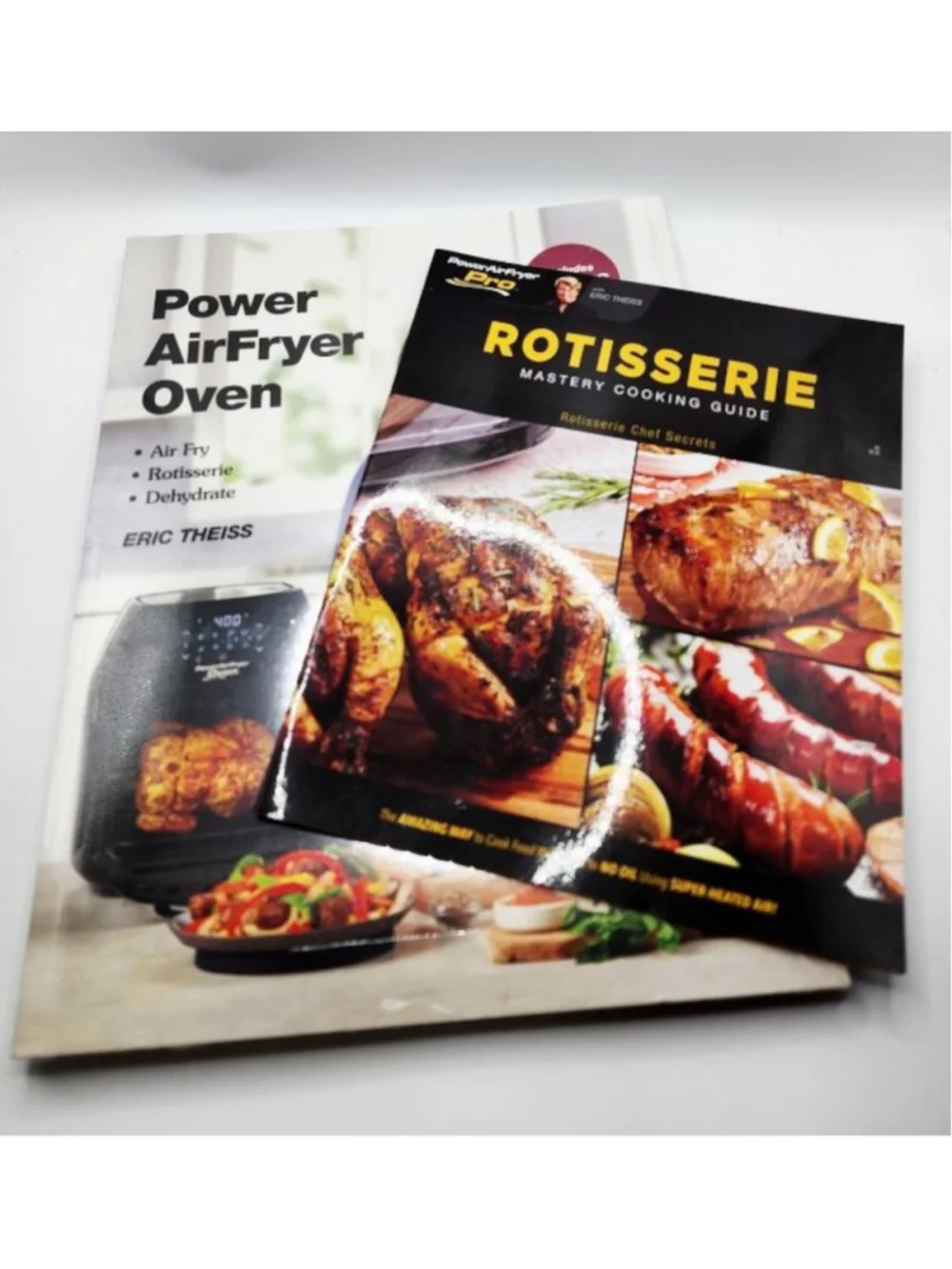 Power AirFryer Oven Air Fry Rotisserie Dehydrate Recipe Cookbooks by Eric Theiss